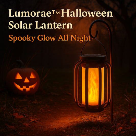 Halloween Solar Flame Lights – Outdoor Waterproof Strip for Garden, Balcony, Walkway & Holiday Decoration